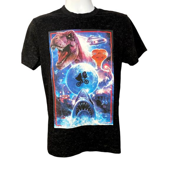 Universal Studios shirt men's Small ET Jaws Jurassic Park Back to the Future - Picture 1 of 14
